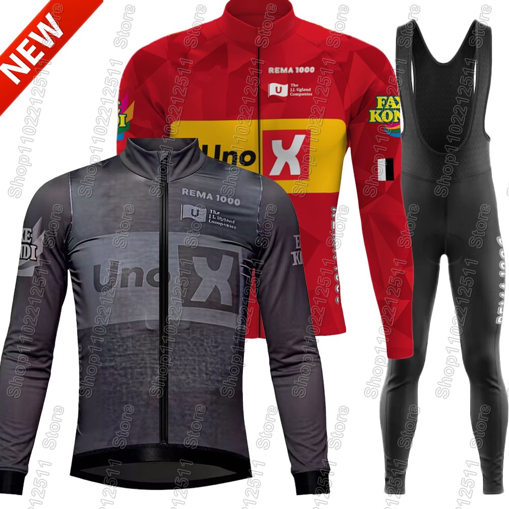 Winter Clothing Norway - ウノXチーム 2026 サイクリングジャージセット サマー/ウィンター メンズ ノルウェー