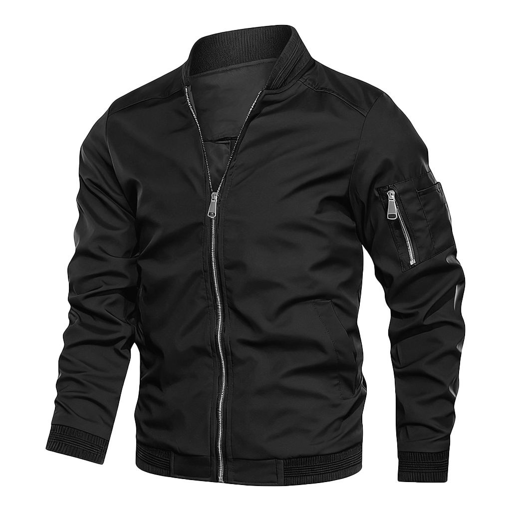 Quality Winter Clothing Bomber Jacket - 秋冬品質の新メンズジャケットファッション若い男性のジャケット野球服ボンバージャケット基本スタイル無地コート