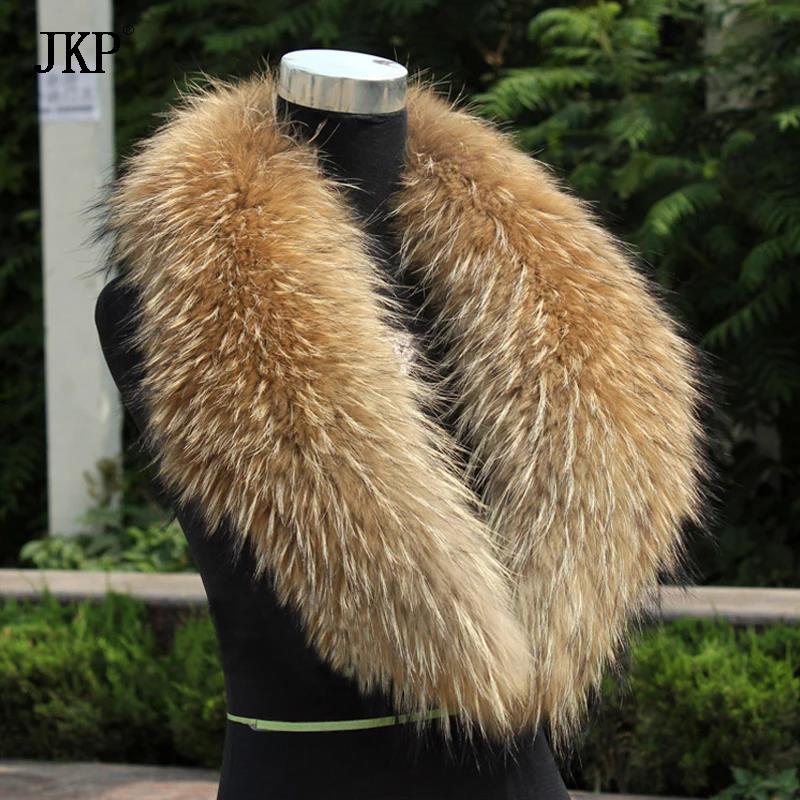Winter Clothing Color - 天然毛皮の首輪本物のアライグマの毛皮キツネの首輪ナチュラルスカーフ本物のビッグアライグマジャケット毛皮のスカーフワープショール冬ネックウォーマー