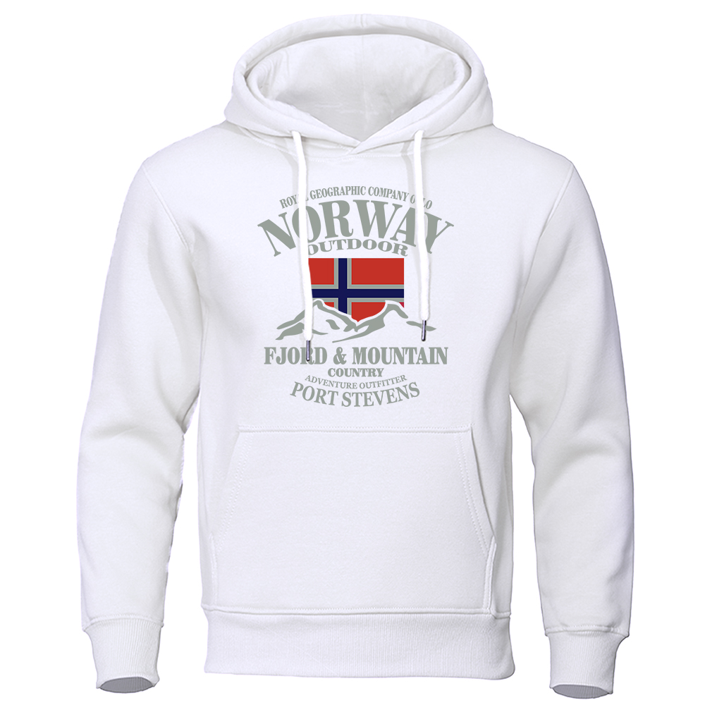 Winter Clothing Norway - ノルウェーフィヨルドファッション高品質パーカーオーバーサイズカジュアルマウンテンパーカー男性用秋ストリートパーカールーズ服女性用