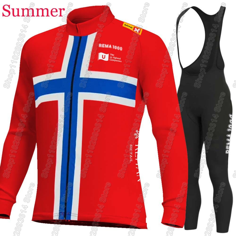 UNO X 2026チーム サイクリングジャージセット サマ - Winter Clothing Norway のレビューと価格