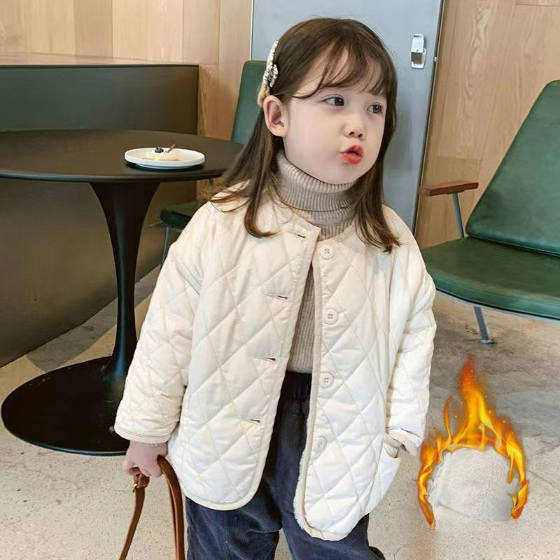 子供用の厚い綿のコート,ベルベットのトップ,ダイヤモンドグリ - Winter Clothing Baby Boy のレビューと価格