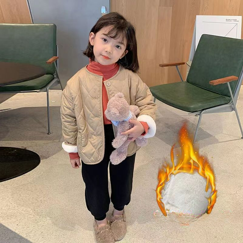 子供用の厚い綿のコート,ベルベットのトップ,ダイヤモンドグリ - Winter Clothing Baby Boy のレビューと価格