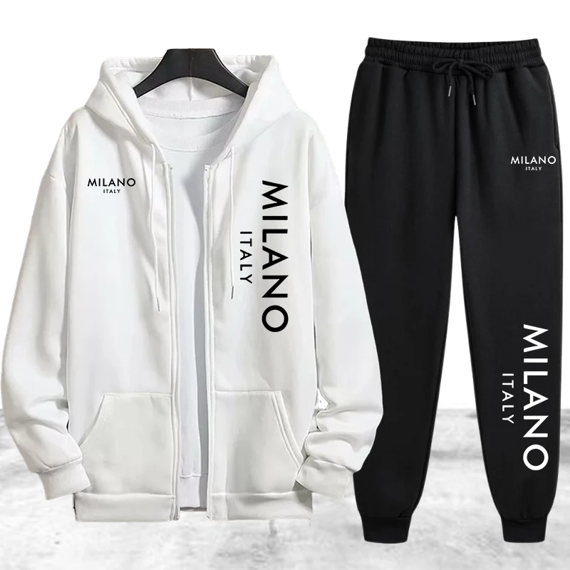 品質の高いメンズトラックスーツカジュアルジッパーフード付きス - Quality Winter Clothing のレビューと価格