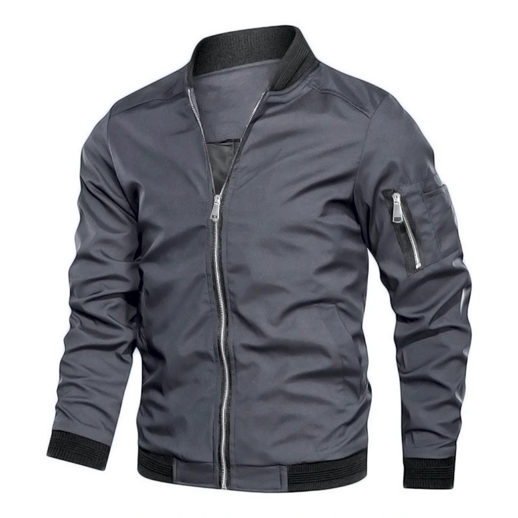 秋冬品質の新メンズジャケットファッション若い男性のジャケット - Quality Winter Clothing Bomber Jacket のレビューと価格