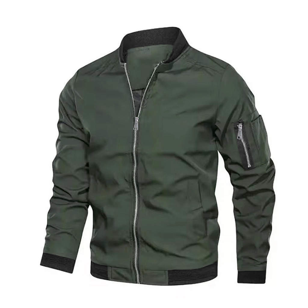 秋冬品質の新メンズジャケットファッション若い男性のジャケット - Quality Winter Clothing Bomber Jacket のレビューと価格