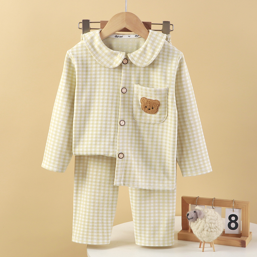 ニューキッズ秋カジュアルパジャマホームウェアベビー男の子女の - Winter Clothing Baby Boy のレビューと価格