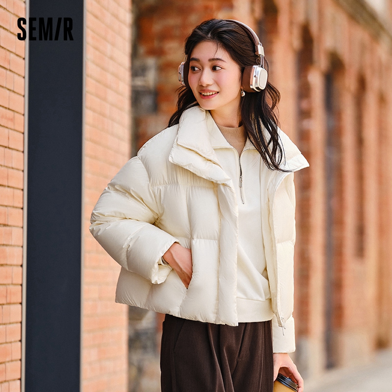 セミールダウンジャケット女性防水ルーズシンプル2026新しい - Winter Clothing Trends 2026 のレビューと価格