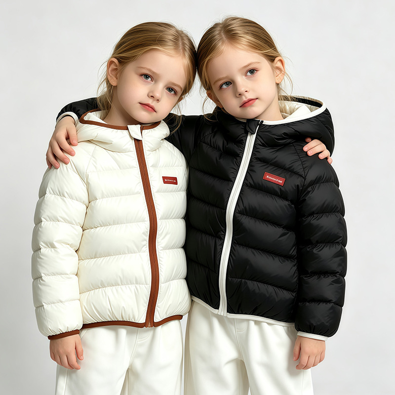 新しいコートフード付き子供男の子女の子ジャケットコート綿入り - Winter Clothing Baby Boy のレビューと価格
