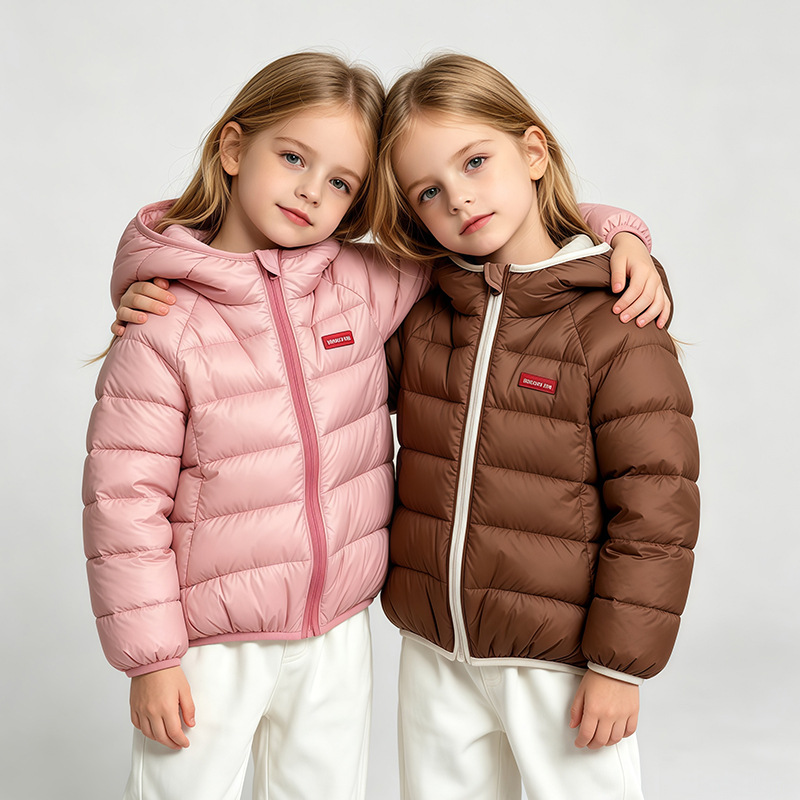 新しいコートフード付き子供男の子女の子ジャケットコート綿入り - Winter Clothing Baby Boy のレビューと価格