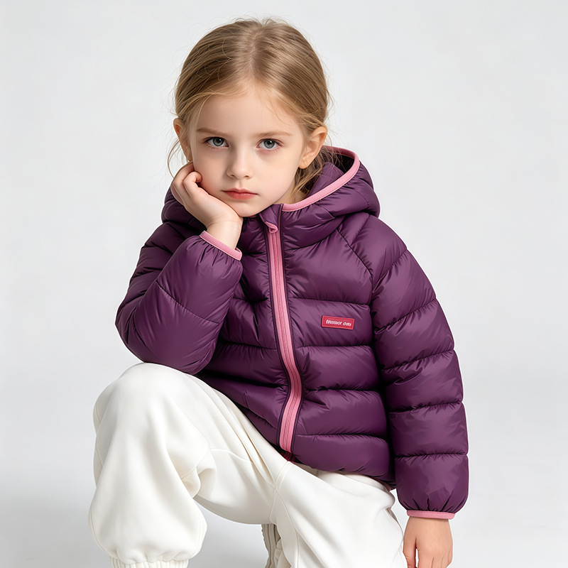 新しいコートフード付き子供男の子女の子ジャケットコート綿入り - Winter Clothing Baby Boy のレビューと価格