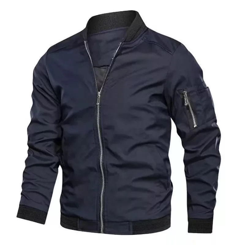 秋冬品質の新メンズジャケットファッション若い男性のジャケット - Quality Winter Clothing Bomber Jacket のレビューと価格