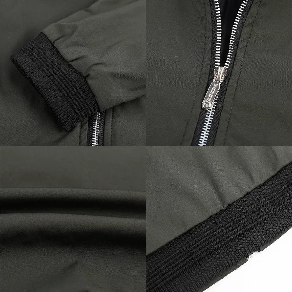 秋冬品質の新メンズジャケットファッション若い男性のジャケット - Quality Winter Clothing Bomber Jacket のレビューと価格