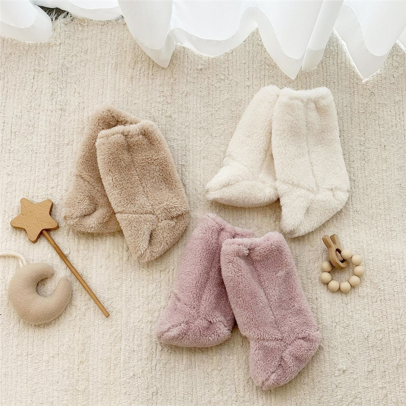 暖かい冬のベビーソックスコーラルフリースソックス幼児男の子女 - Winter Clothing Baby Boy のレビューと価格