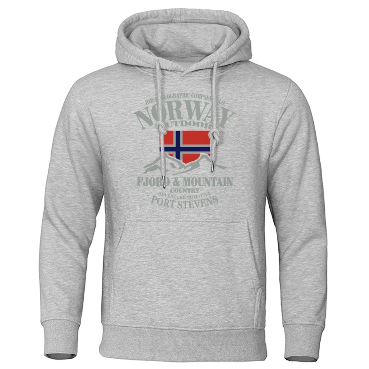 ノルウェープリントファッション高品質パーカーオーバーサイズカ - Winter Clothing Norway のレビューと価格