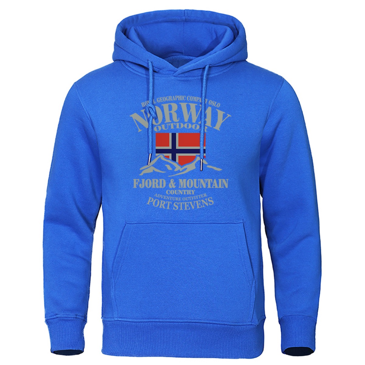 ノルウェープリントファッション高品質パーカーオーバーサイズカ - Winter Clothing Norway のレビューと価格