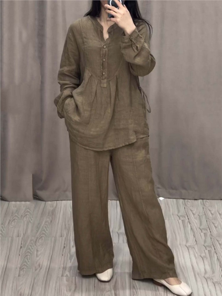 レディースツーピースセット ファッション オフィスレディー  - Winter Clothing Color のレビューと価格