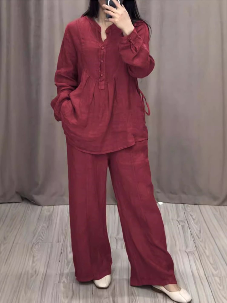 レディースツーピースセット ファッション オフィスレディー  - Winter Clothing Color のレビューと価格