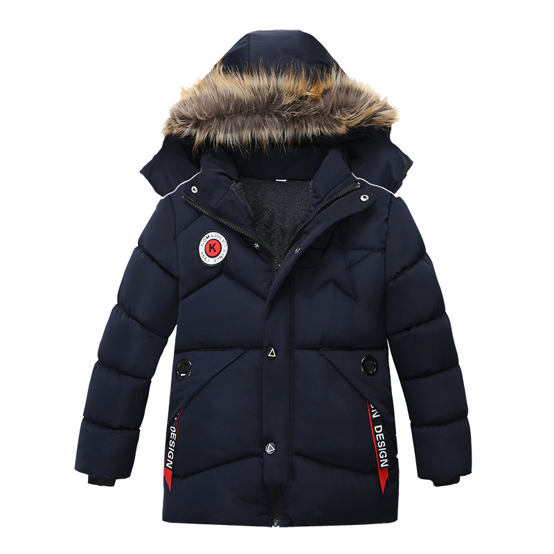 男の子用フード付きコットンジャケット,暖かい冬の衣類,3〜6 - Winter Clothing Baby Boy のレビューと価格