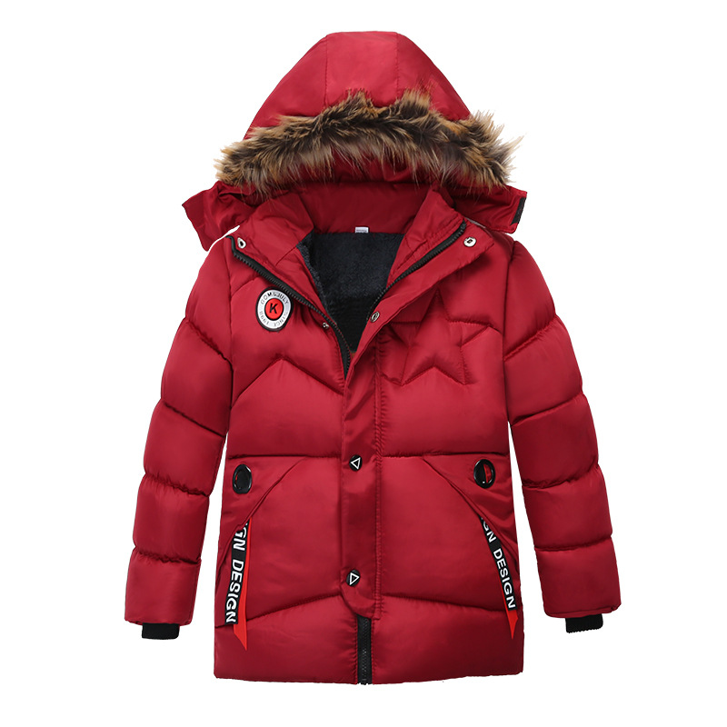 男の子用フード付きコットンジャケット,暖かい冬の衣類,3〜6 - Winter Clothing Baby Boy のレビューと価格
