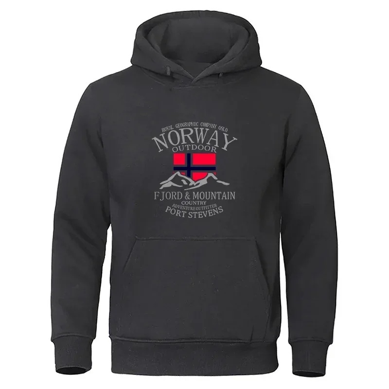 ノルウェーフィヨルドマウンテンメンズ長袖パーカー秋と冬のスポ - Winter Clothing Norway のレビューと価格