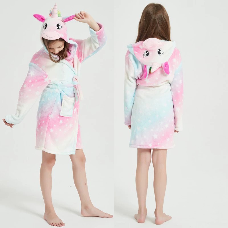 子供の動物のナイトガウン、男の子と女の子のためのフランネルパ - Winter Clothing Baby Boy のレビューと価格
