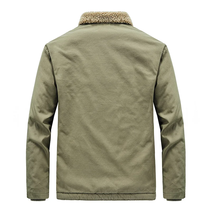 メンズ新作冬用ボンバージャケット、フリース暖かいコート、ダウ - Quality Winter Clothing Bomber Jacket のレビューと価格