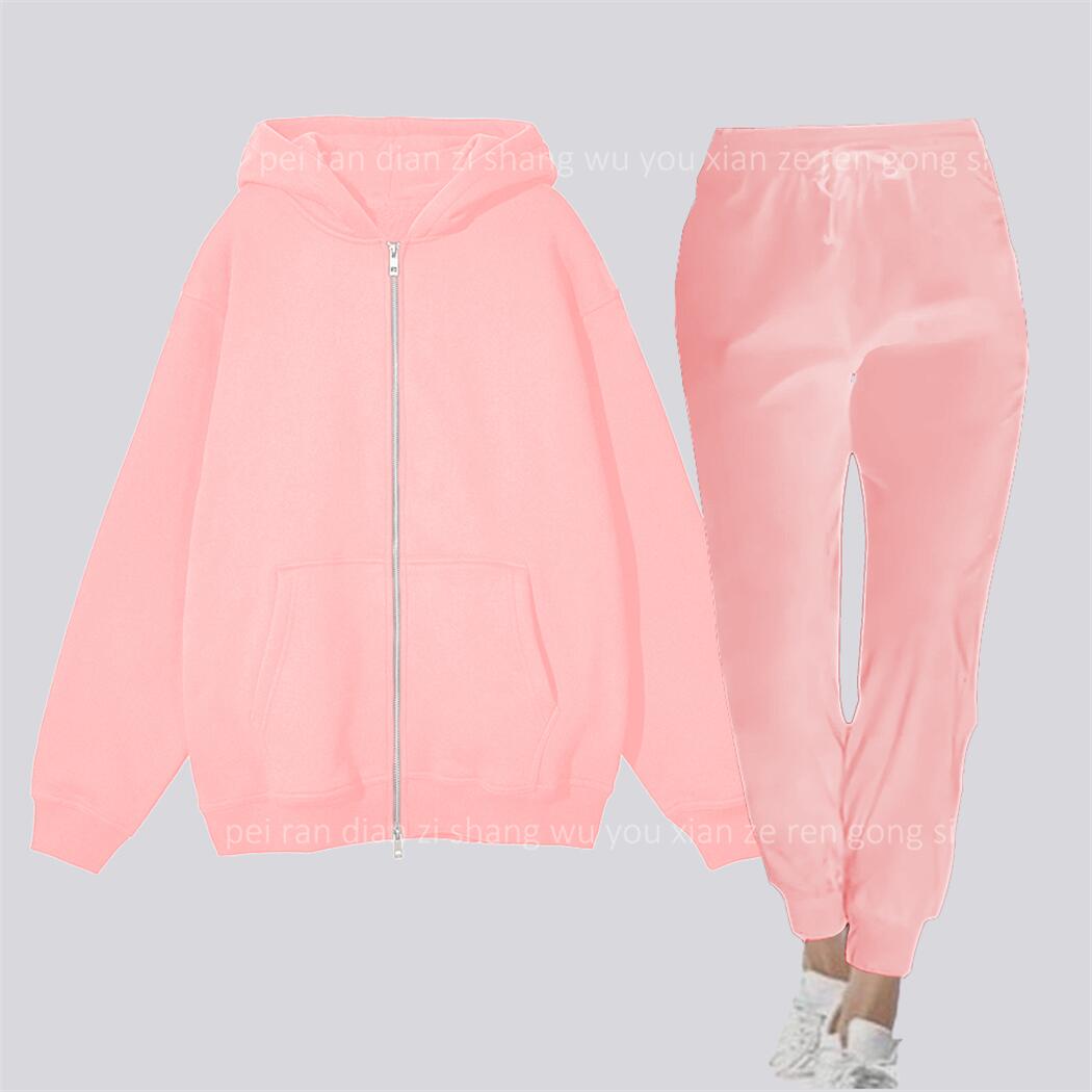 女性用パーカーとスウェットパンツのセット,ツーピースの衣装, - Quality Winter Clothing のレビューと価格
