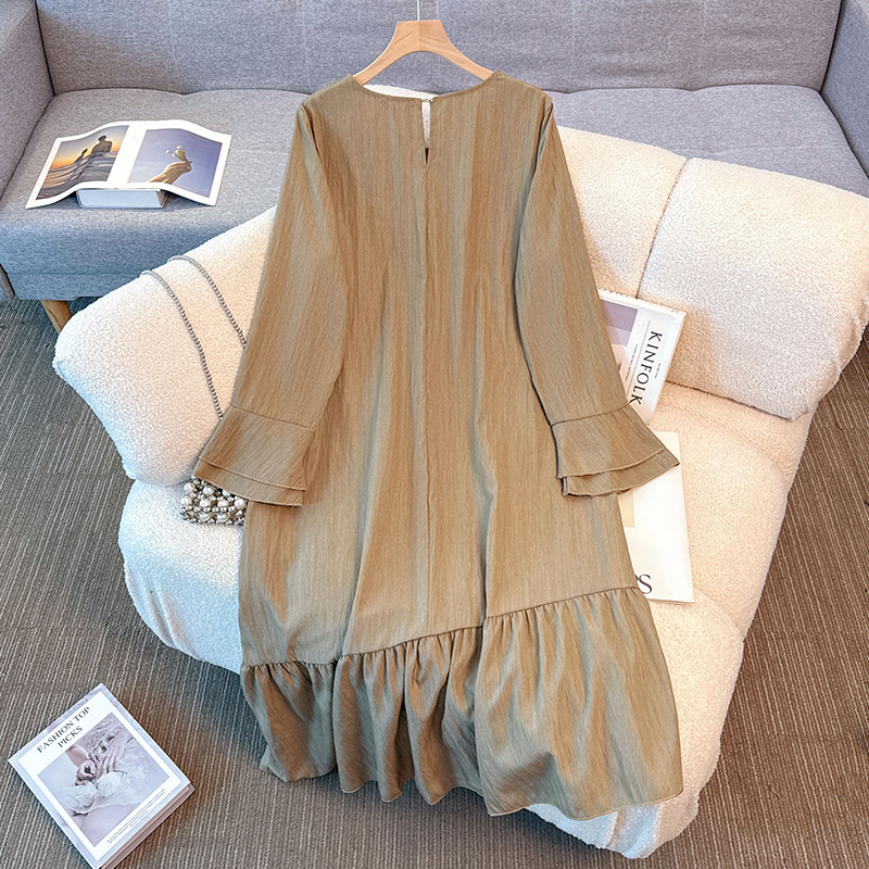 エレガントなヴィンテージ風、Oネック、無地、長袖、フェアリー - Winter Clothing Vintage のレビューと価格