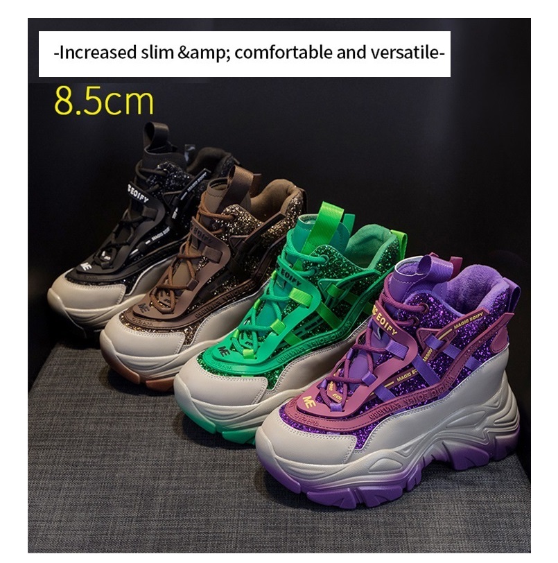 2025年 レディース 隠しウェッジスニーカー 8.5CMソ - Winter Clothing Material のレビューと価格