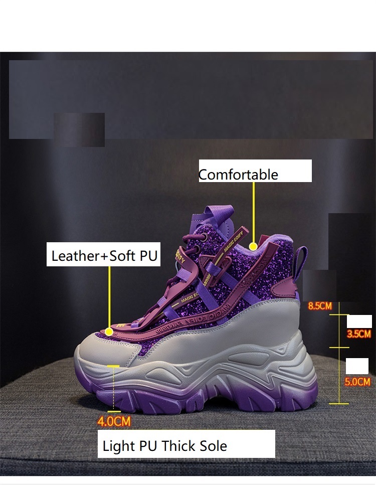 2025年 レディース 隠しウェッジスニーカー 8.5CMソ - Winter Clothing Material のレビューと価格