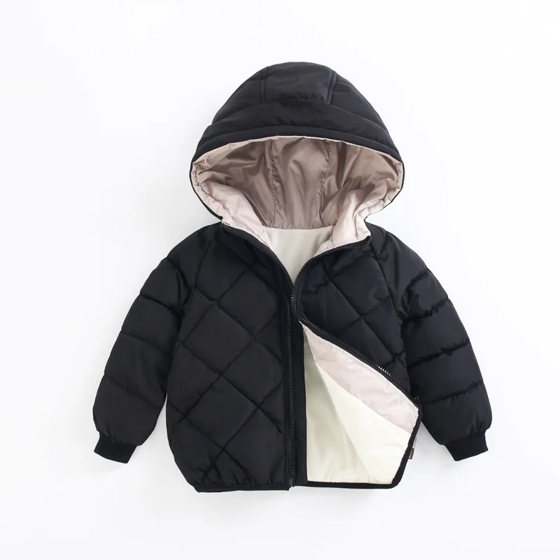 カジュアルベビーガールズ冬服キッズライトダウンコートフード付 - Winter Clothing Baby Boy のレビューと価格