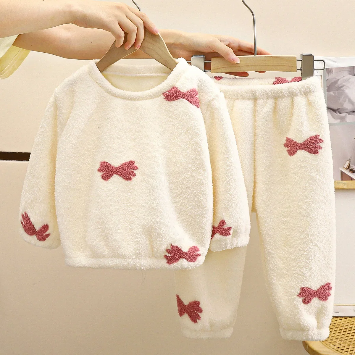 男の子と女の子のためのフリースのパジャマ,暖かくてかわいい, - Winter Clothing Baby Boy のレビューと価格