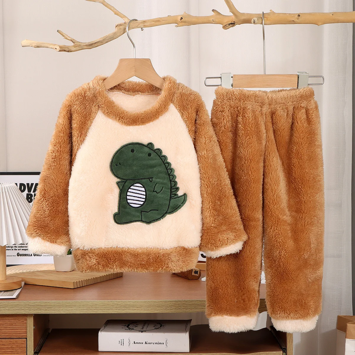 秋冬子供厚み暖かいソフトフランネルパジャマ赤ちゃん男の子女の - Winter Clothing Baby Boy のレビューと価格