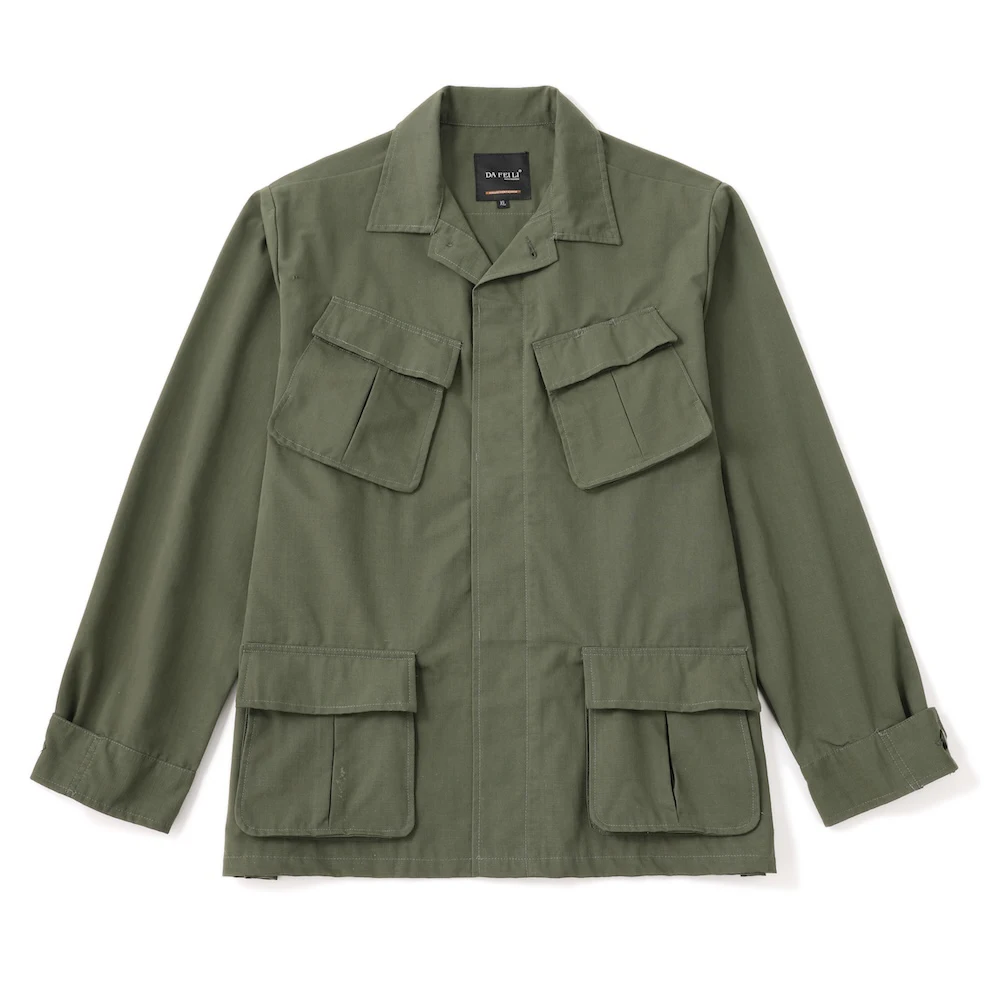 メンズソリッドカラージャケットメンズミリタリーカーキジャケッ - Quality Winter Clothing Bomber Jacket のレビューと価格