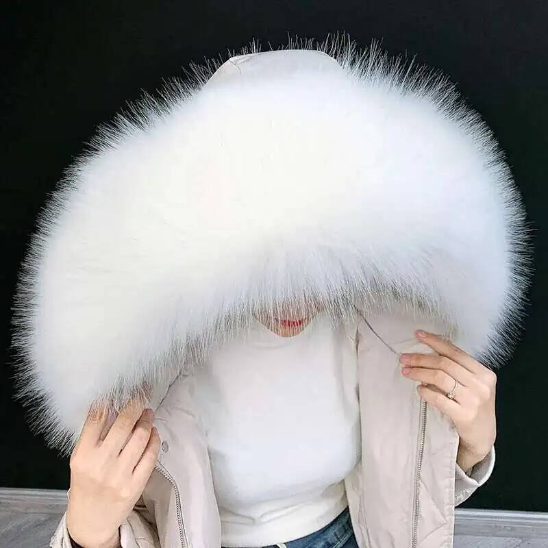 取り外し可能なフェイクファーカラー特大ウォームフェイクファー - Winter Clothing Clearance Sale のレビューと価格