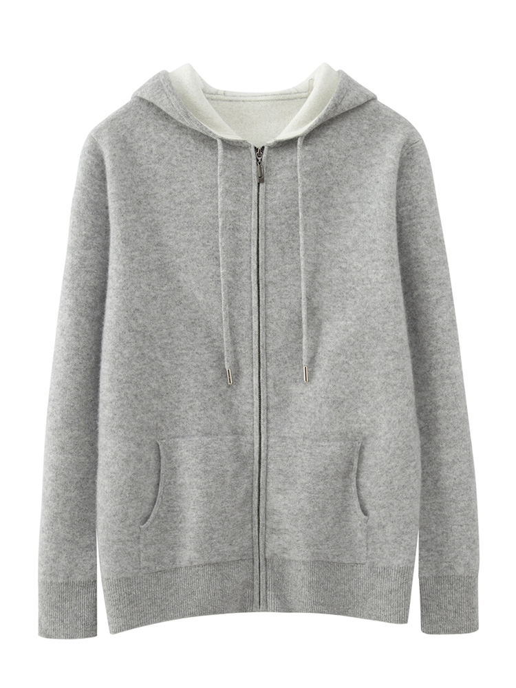 メンズ長袖フード付きカシミヤセーター,カジュアルなルーズカー - Quality Winter Clothing のレビューと価格