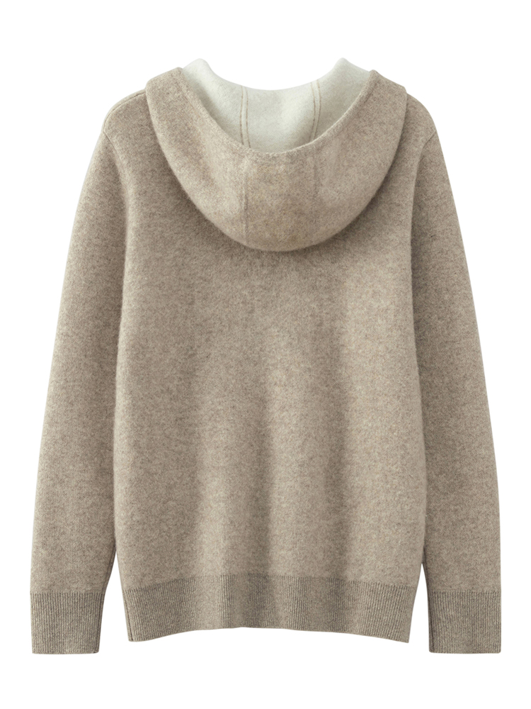 メンズ長袖フード付きカシミヤセーター,カジュアルなルーズカー - Quality Winter Clothing のレビューと価格