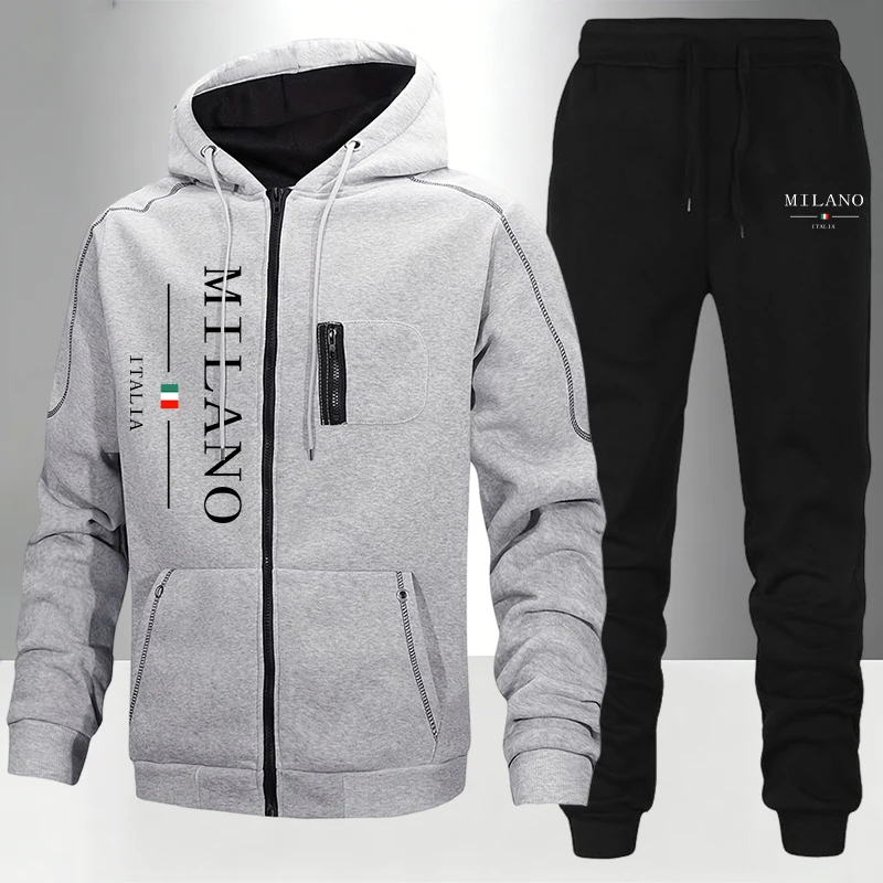 イタリアファッションメンズセット/コート/パンツ秋冬デイリー - Winter Clothing Material のレビューと価格