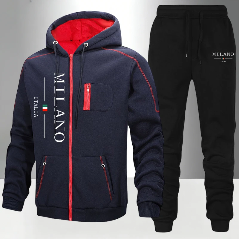 イタリアファッションメンズセット/コート/パンツ秋冬デイリー - Winter Clothing Material のレビューと価格