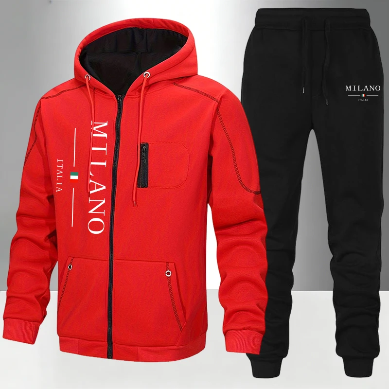 イタリアファッションメンズセット/コート/パンツ秋冬デイリー - Winter Clothing Material のレビューと価格
