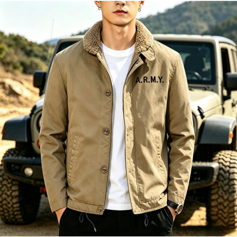 新しいファッション男性フリース暖かい冬コートボンバージャケッ - Quality Winter Clothing Bomber Jacket のレビューと価格