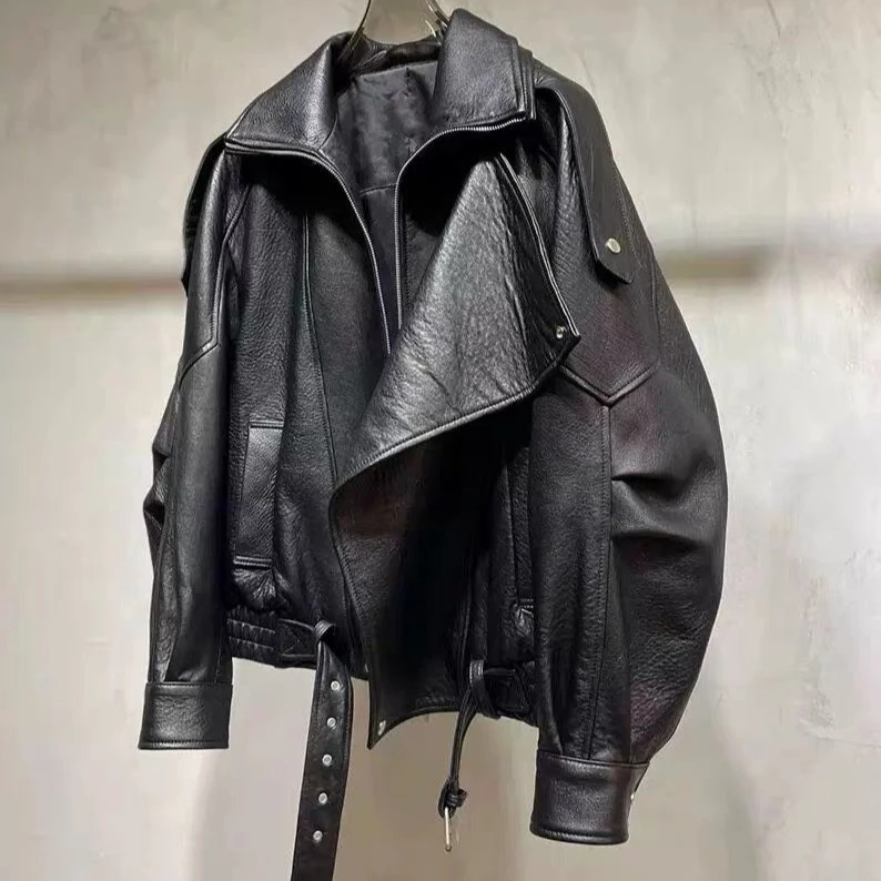 高品質ボンバージャケット女性の高級 PU モトバイカーレザー - Quality Winter Clothing Bomber Jacket のレビューと価格