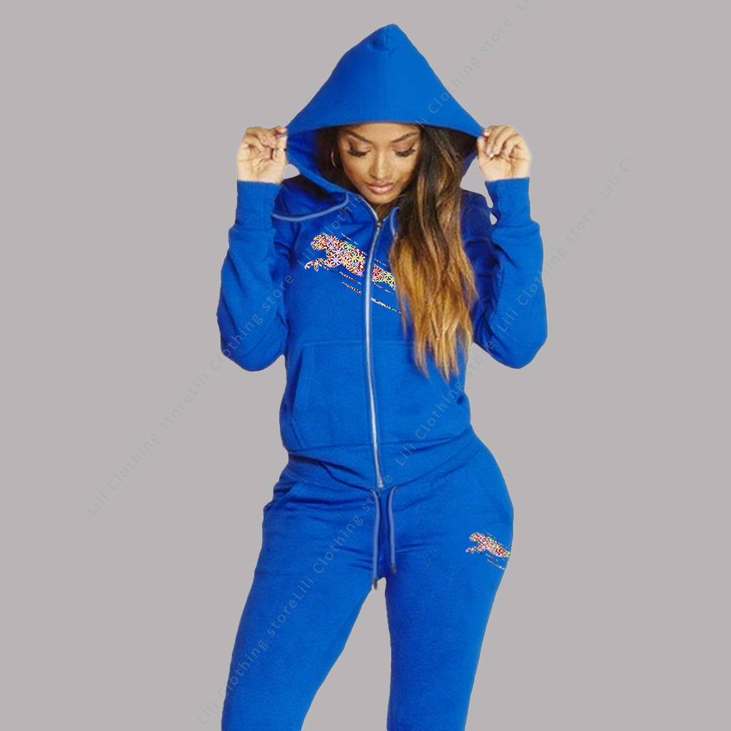 女性のトラックスーツ美的パーカースウェットスウェットパンツ  - Quality Winter Clothing のレビューと価格